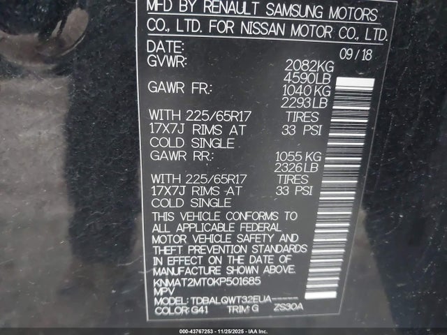 Nissan Rogue Sv