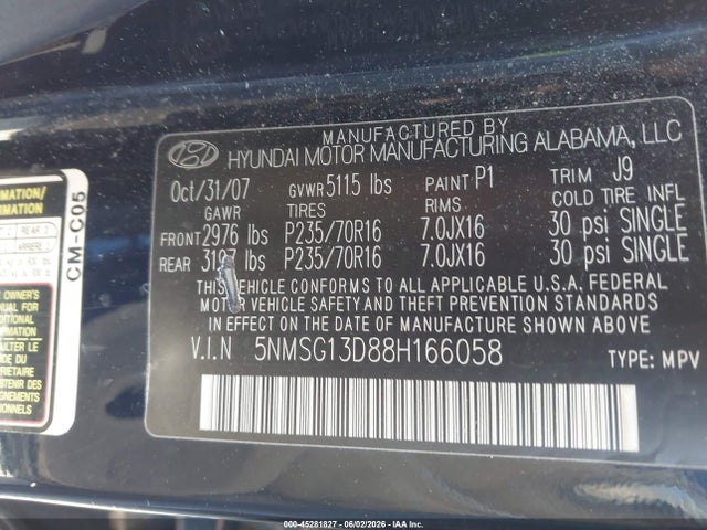 Hyundai SANTA FE Gls