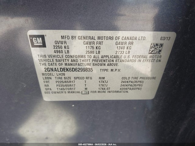 Chevrolet Equinox 1lt