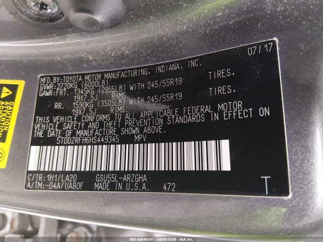 Toyota Highlander Limited