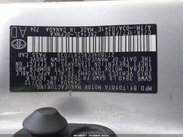 Toyota Corolla Le
