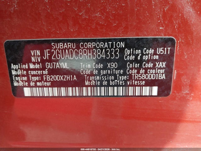 Subaru Crosstrek Premium