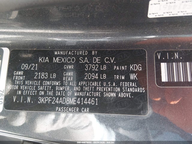 Kia Forte Lxs