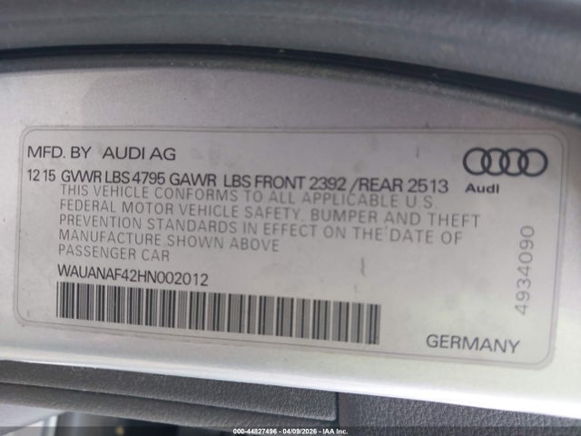 Audi A4 2.0t Premium