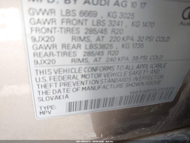 Audi Q7 3.0t Premium