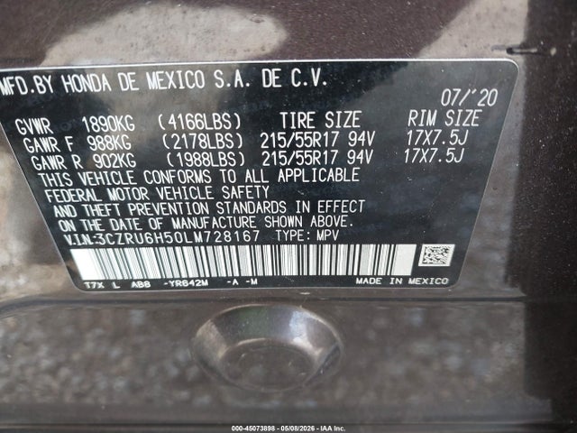 Honda HR-V Awd Ex