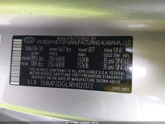 Hyundai SANTA FE Sel