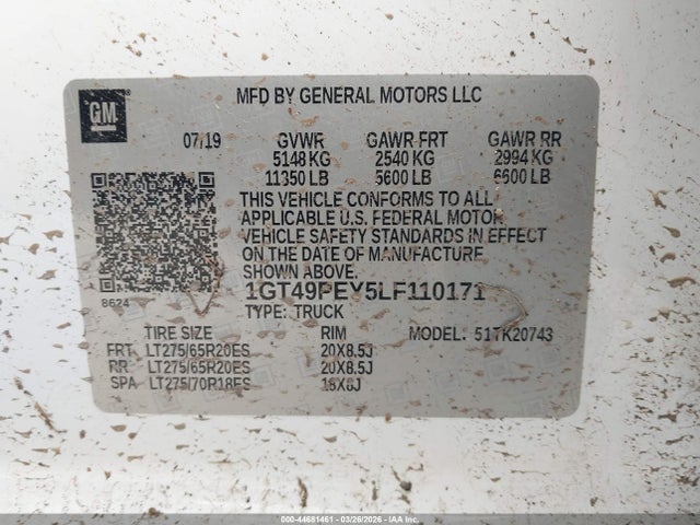 General Motors Sierra 2500HD 4wd  Standard Bed At4
