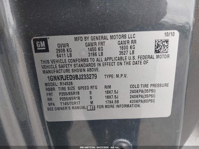 Chevrolet Traverse 2lt
