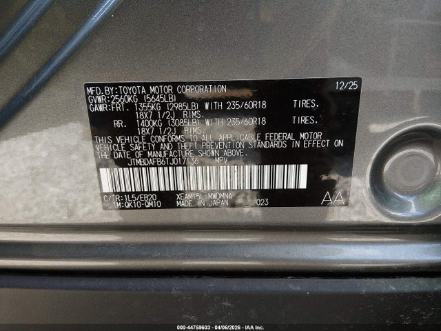 Toyota Bz Xle