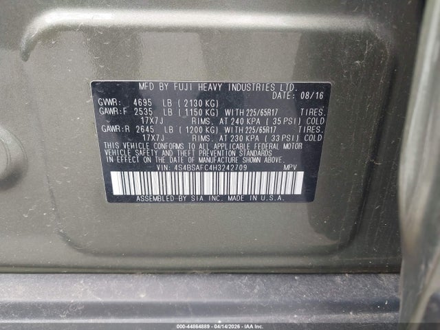 Subaru Outback 2.5i Premium