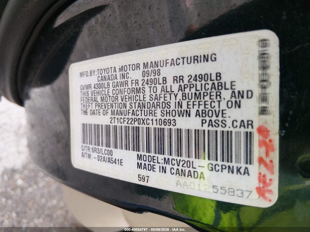 Toyota Camry Sle