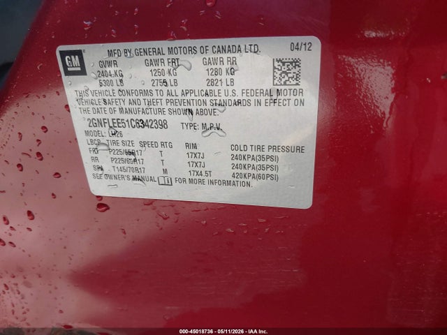 Chevrolet Equinox 1lt
