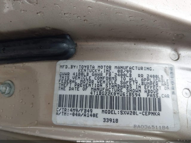Toyota Camry Le