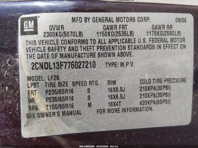 Chevrolet Equinox Ls