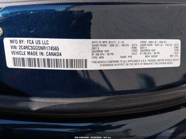 Chrysler Pacifica Limited Awd
