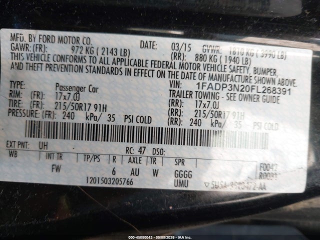 Ford Focus Titanium