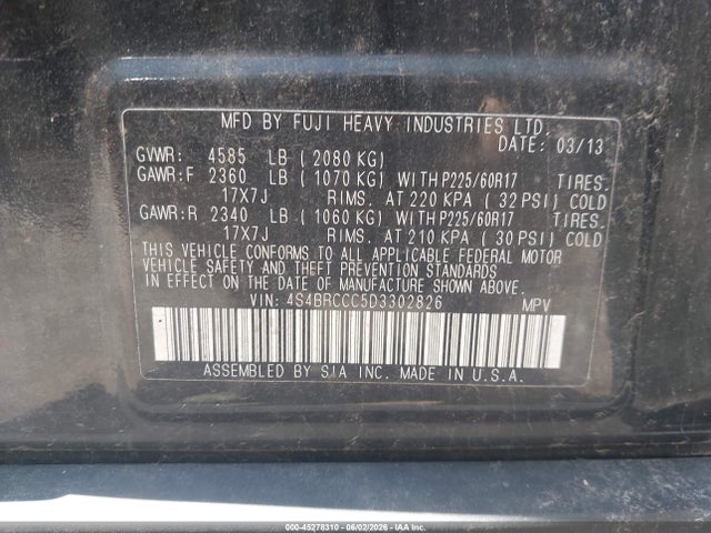 Subaru Outback 2.5i Premium