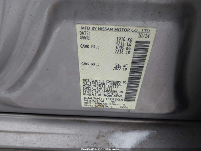 Nissan Altima 2.5 Sv