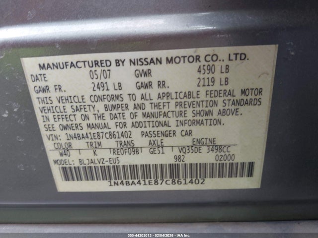 Nissan Maxima 3.5 Se
