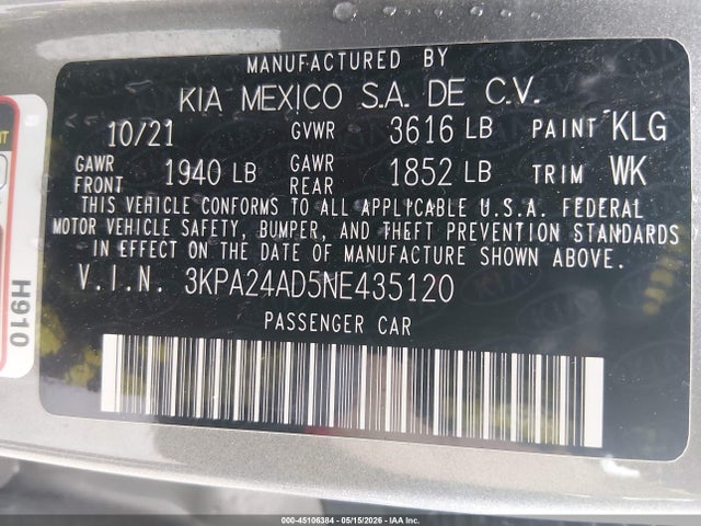 Kia Rio S