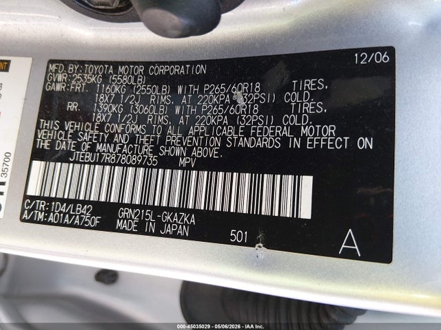 Toyota 4Runner Limited V6