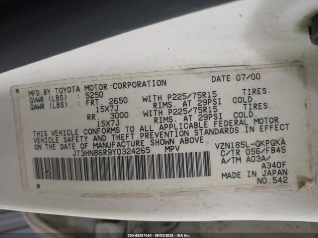 Toyota 4Runner Sr5 V6