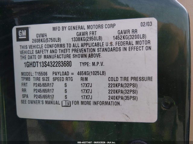 Oldsmobile Bravada