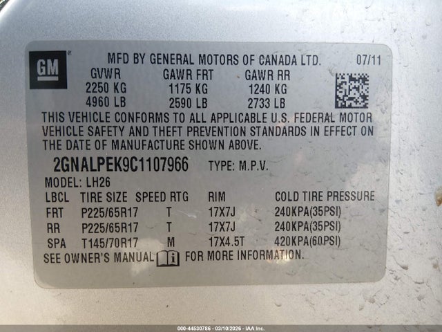Chevrolet Equinox 2lt