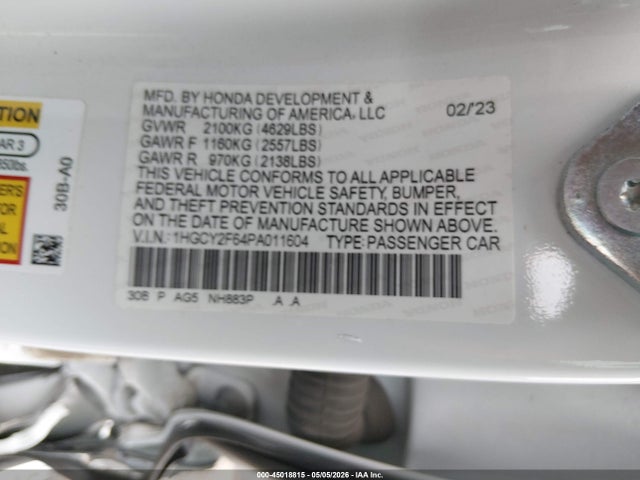Honda Accord Ex-l