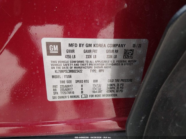 Chevrolet Trailblazer Fwd Lt