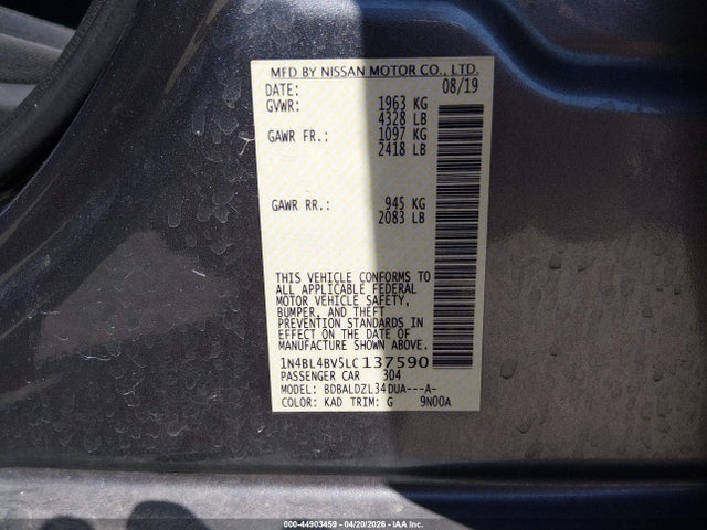 Nissan Altima S Fwd