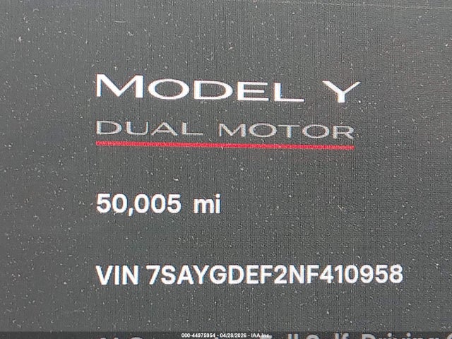 Tesla Model Y Performance Dual Motor All-wheel Drive