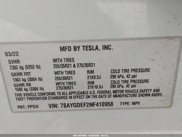 Tesla Model Y Performance Dual Motor All-wheel Drive