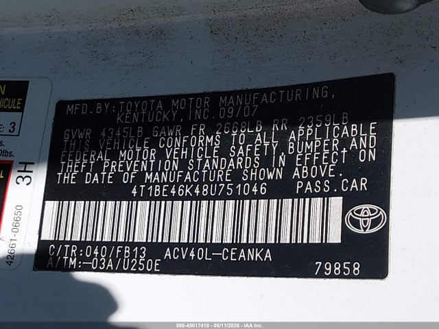 Toyota Camry Le