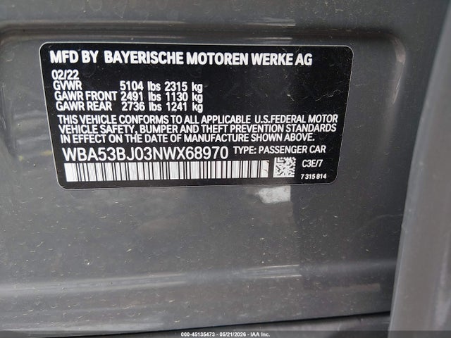 BMW 5 Series I
