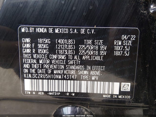 Honda HR-V 2wd Sport