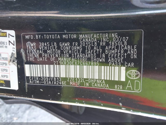 Toyota Matrix Xr