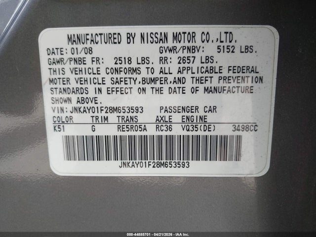INFINITI M35x