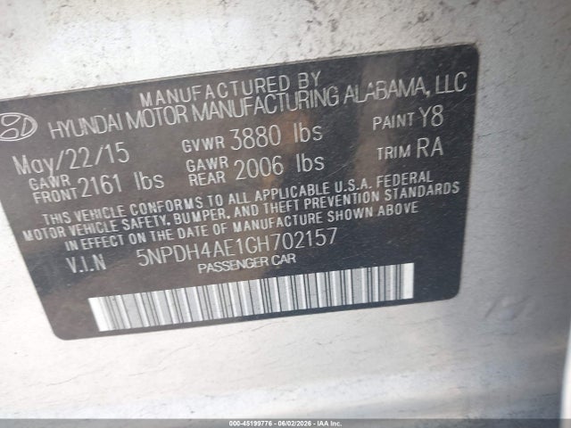 Hyundai ELANTRA Se