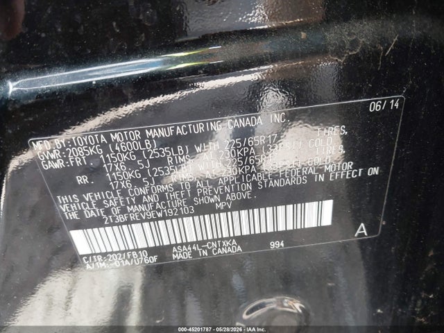 Toyota RAV4 Le