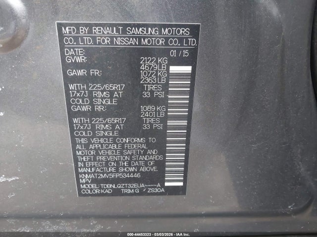 Nissan Rogue Sv