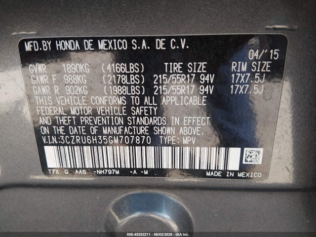 Honda HR-V Lx