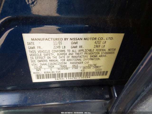 Nissan Altima 2.5 S