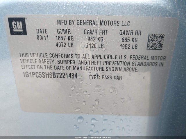 Chevrolet Cruze Ls