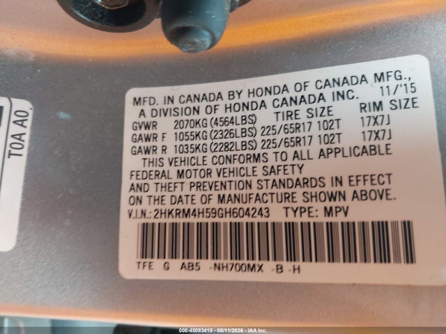 Honda CR-V Ex