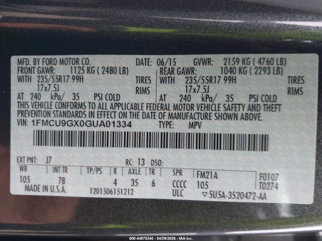 Ford Escape Se