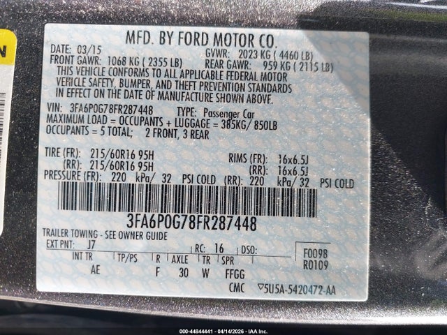 Ford Fusion S