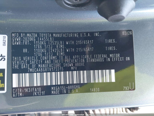 Toyota Corolla Le