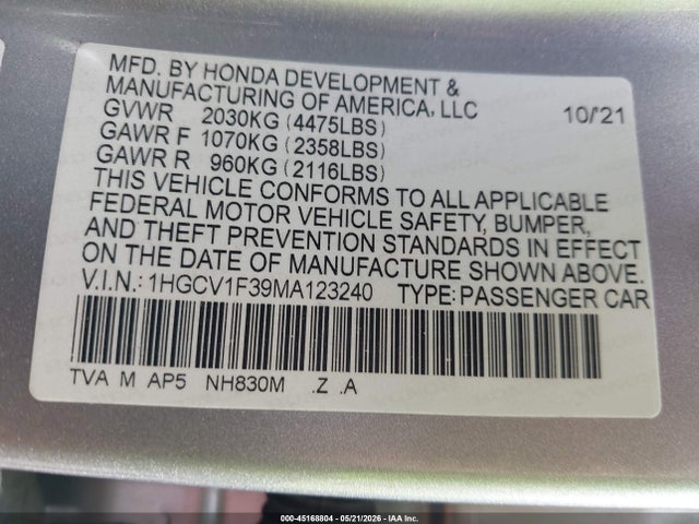 Honda Accord Sport